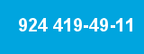 924 419-49-11 924 419-49-11